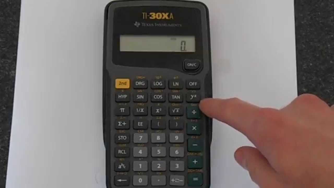 Texas instruments ti 30x iis scientific calculator user manual pdf